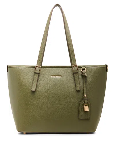 Anne Klein Carry All Large Perfect Tote Bag In Green