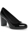 Anne Klein Castana Womens Slip-on Flex Fit Block Heels In Black