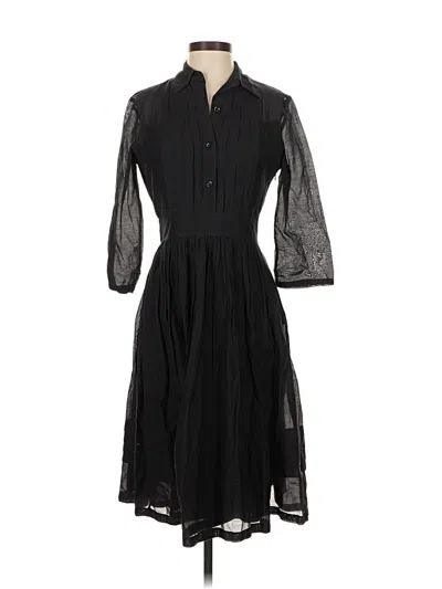 Pre-owned Anne Klein Casual Dress In Black