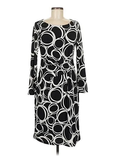 Pre-owned Anne Klein Casual Dress In Black