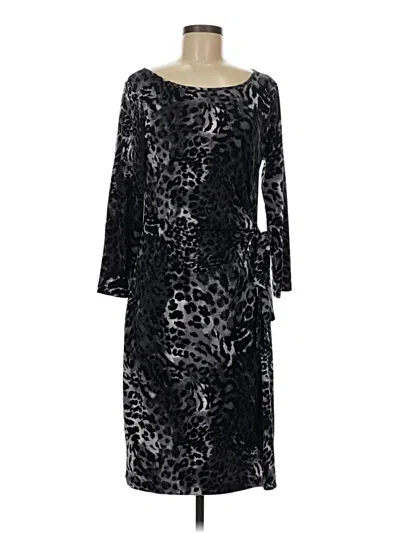 Pre-owned Anne Klein Casual Dress In Black