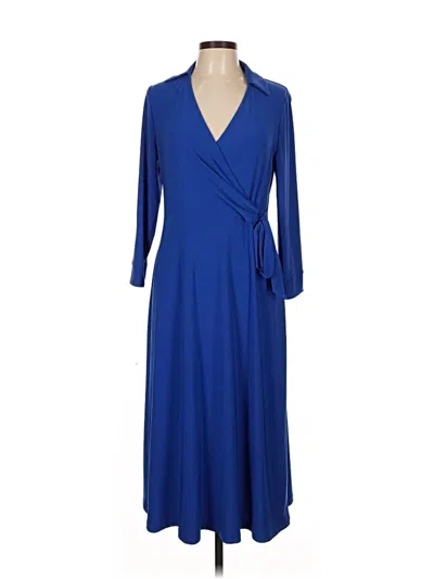 Pre-owned Anne Klein Casual Dress In Blue