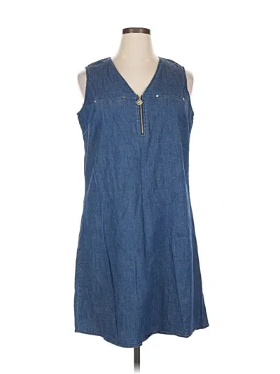 Pre-owned Anne Klein Casual Dress In Blue