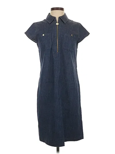 Pre-owned Anne Klein Casual Dress In Blue