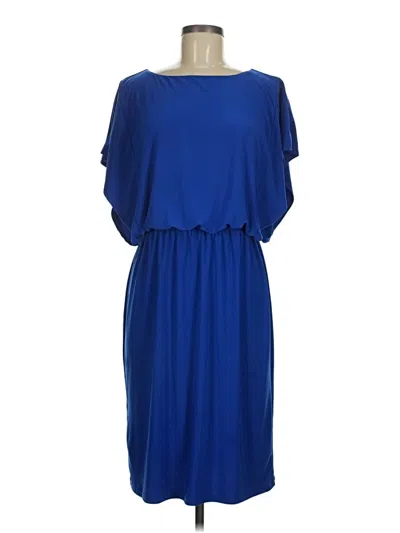 Pre-owned Anne Klein Casual Dress In Blue
