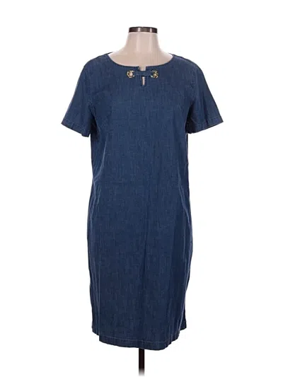 Pre-owned Anne Klein Casual Dress In Blue