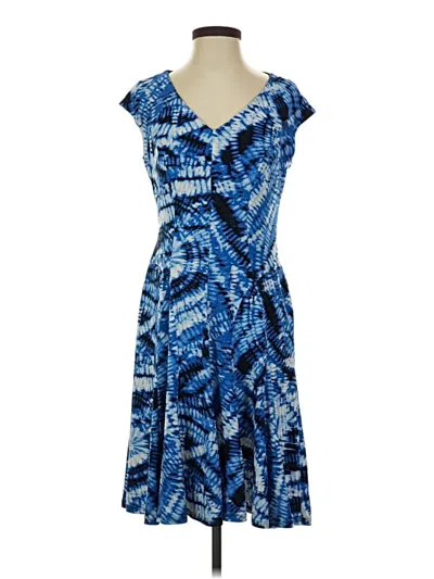 Pre-owned Anne Klein Casual Dress In Blue