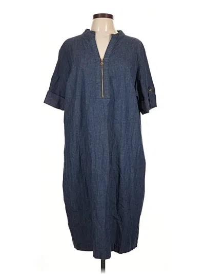 Pre-owned Anne Klein Casual Dress In Blue