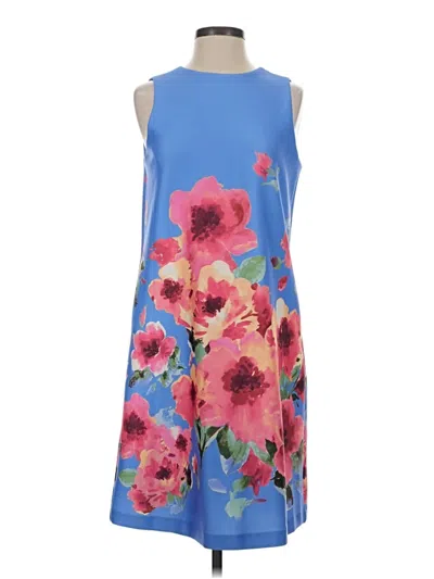 Anne Klein Casual Dress In Blue