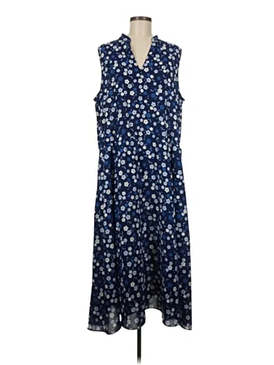 Pre-owned Anne Klein Casual Dress In Blue