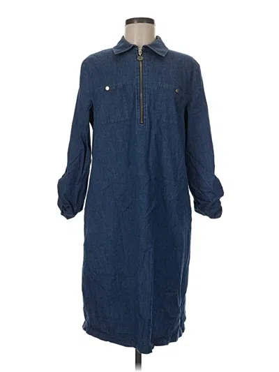 Pre-owned Anne Klein Casual Dress In Blue