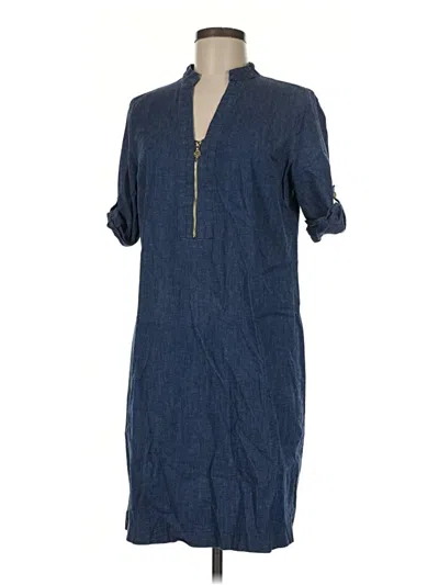 Pre-owned Anne Klein Casual Dress In Blue