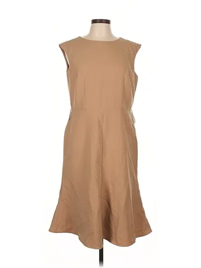 Pre-owned Anne Klein Casual Dress In Brown