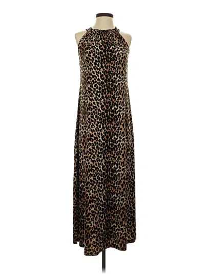 Pre-owned Anne Klein Casual Dress In Brown