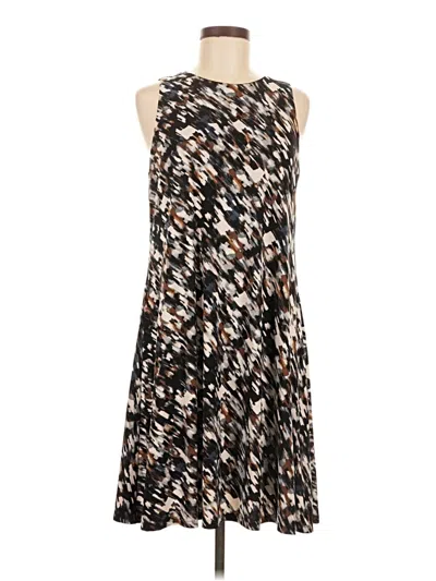 Pre-owned Anne Klein Casual Dress In Brown