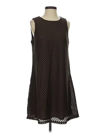Pre-owned Anne Klein Casual Dress In Brown