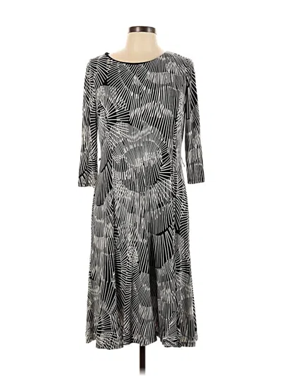 Pre-owned Anne Klein Casual Dress In Gray