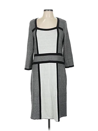 Pre-owned Anne Klein Casual Dress In Gray