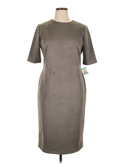 Pre-owned Anne Klein Casual Dress In Gray