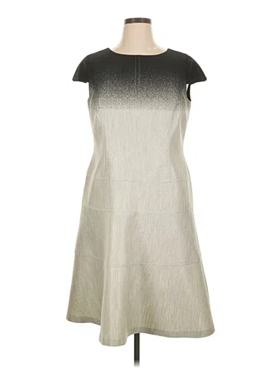 Pre-owned Anne Klein Casual Dress In Gray