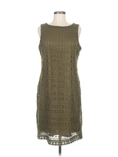 Pre-owned Anne Klein Casual Dress In Green