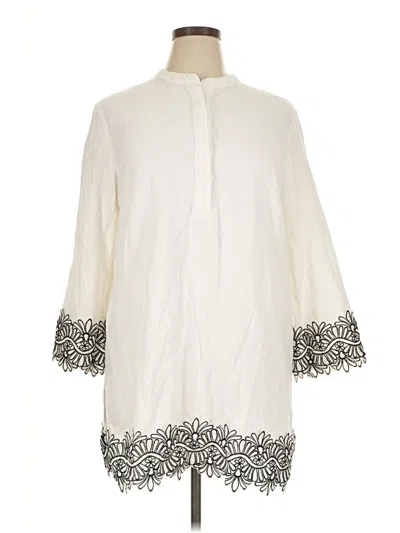Pre-owned Anne Klein Casual Dress In Ivory