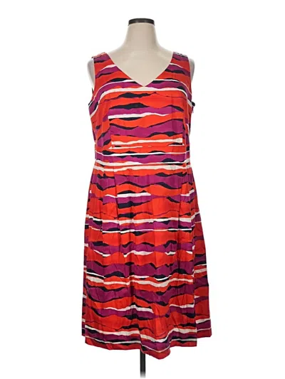Pre-owned Anne Klein Casual Dress In Orange