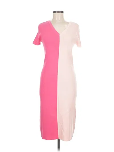 Pre-owned Anne Klein Casual Dress In Pink