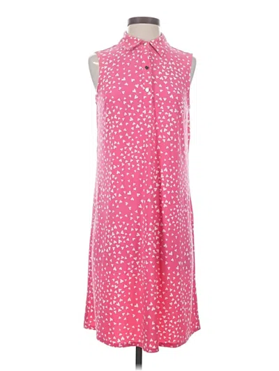 Pre-owned Anne Klein Casual Dress In Pink