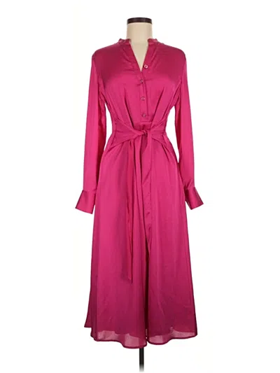 Pre-owned Anne Klein Casual Dress In Pink