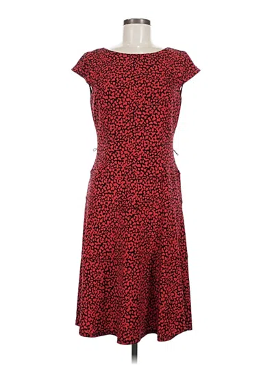 Pre-owned Anne Klein Casual Dress In Red