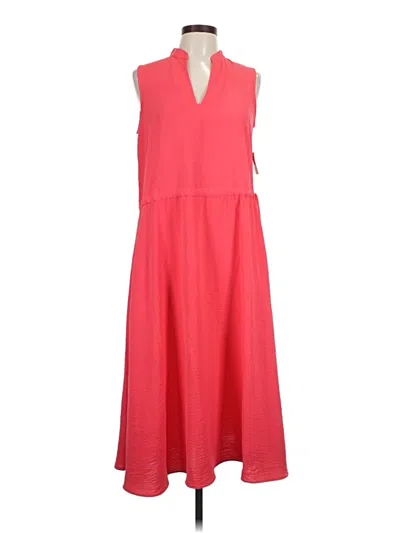 Pre-owned Anne Klein Casual Dress In Red