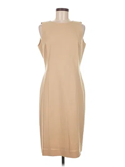 Pre-owned Anne Klein Casual Dress In Tan
