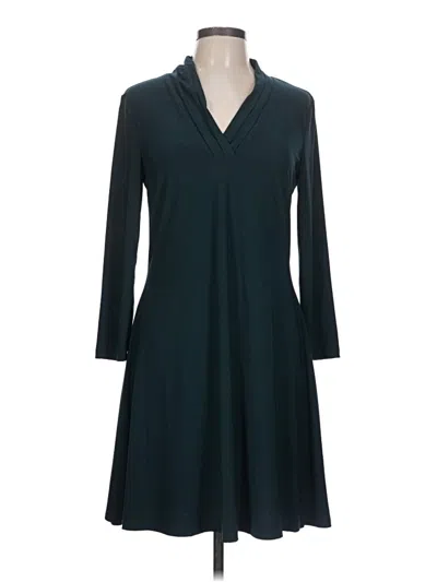 Pre-owned Anne Klein Casual Dress In Teal