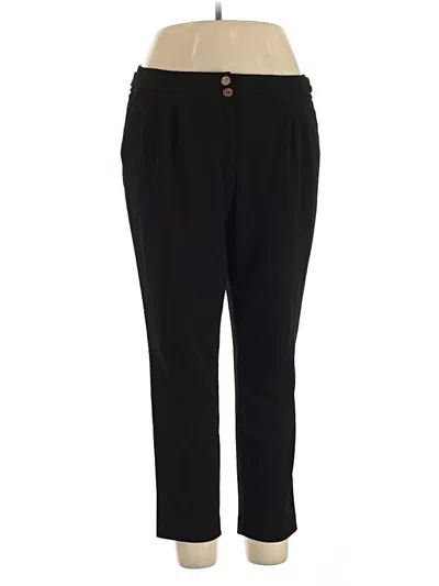 Pre-owned Anne Klein Casual Pants In Black