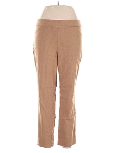 Pre-owned Anne Klein Casual Pants In Brown