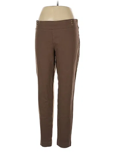 Pre-owned Anne Klein Casual Pants In Brown