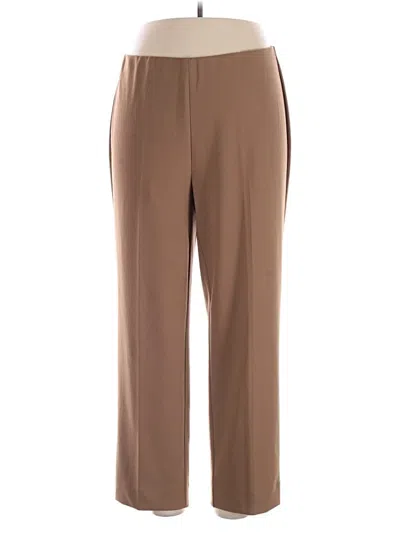 Pre-owned Anne Klein Casual Pants In Brown