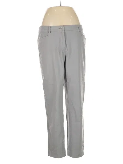 Pre-owned Anne Klein Casual Pants In Gray