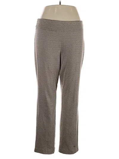Pre-owned Anne Klein Casual Pants In Gray