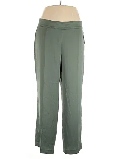 Pre-owned Anne Klein Casual Pants In Green