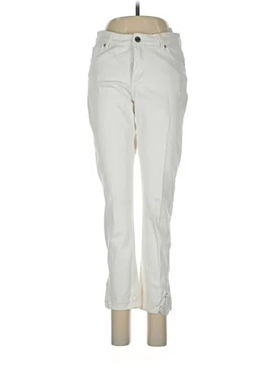 Pre-owned Anne Klein Casual Pants In Ivory