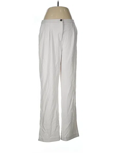 Pre-owned Anne Klein Casual Pants In Ivory