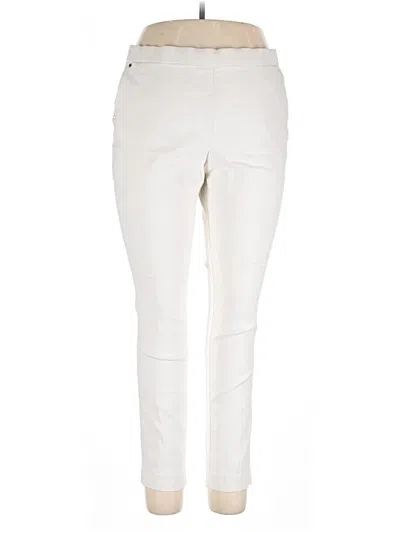 Pre-owned Anne Klein Casual Pants In Ivory