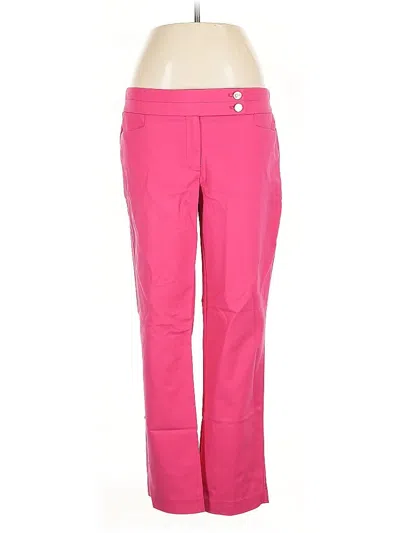 Pre-owned Anne Klein Casual Pants In Pink