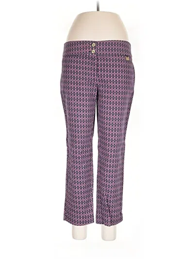 Pre-owned Anne Klein Casual Pants In Purple