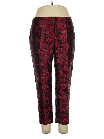 Pre-owned Anne Klein Casual Pants In Red