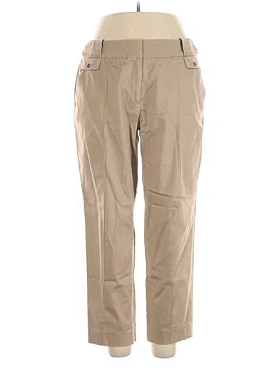 Pre-owned Anne Klein Casual Pants In Tan