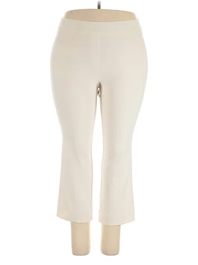 Pre-owned Anne Klein Casual Pants In White