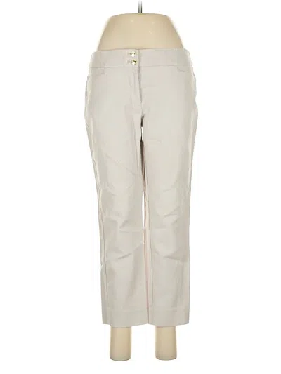Pre-owned Anne Klein Casual Pants In White